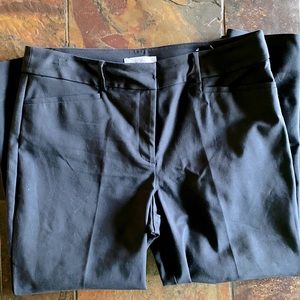 Loft-The Riviera Cropped Pants-Black-Curvy Fit